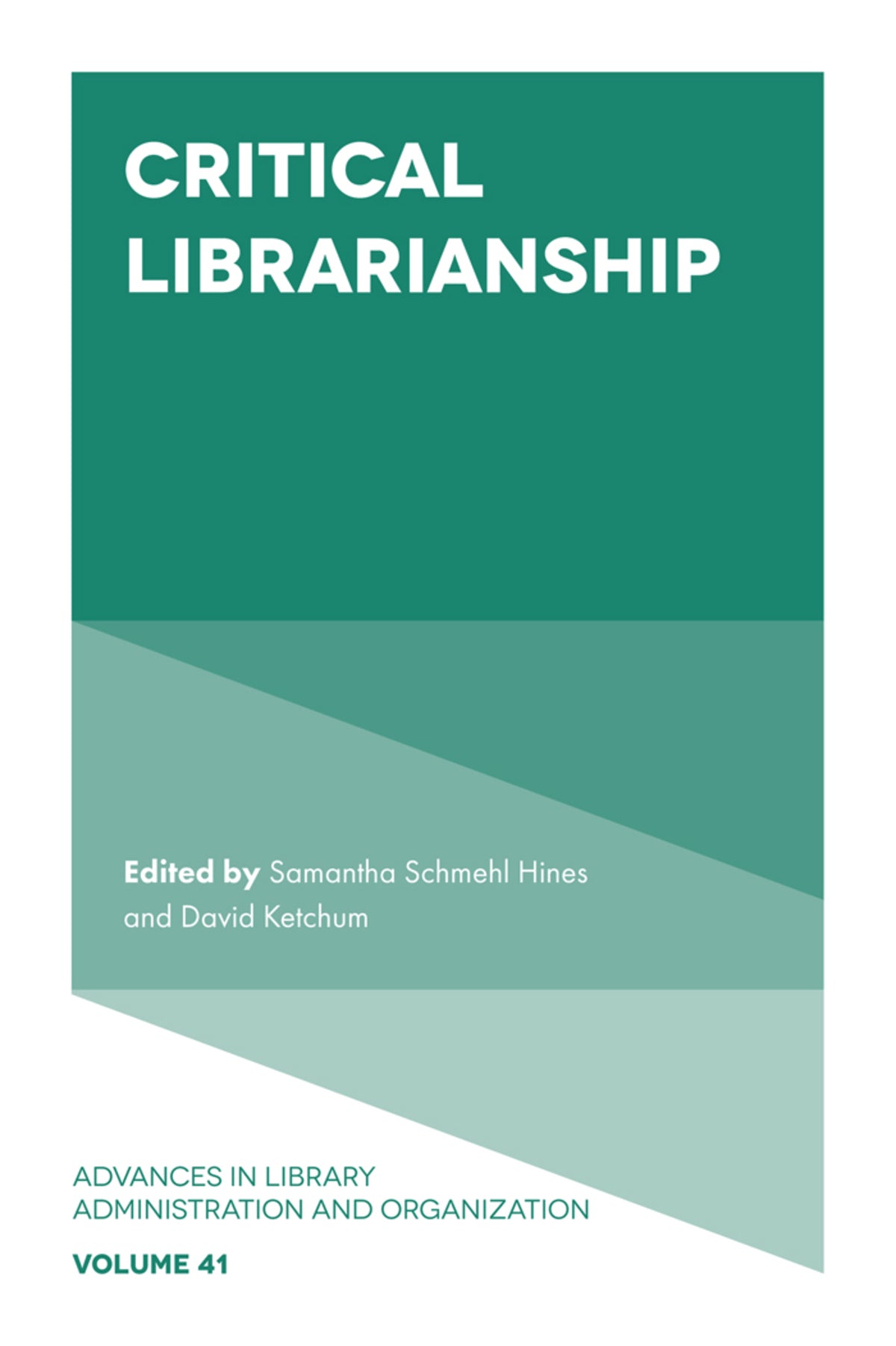 Cover image for Critical Librarianship ISBN 9781839094859