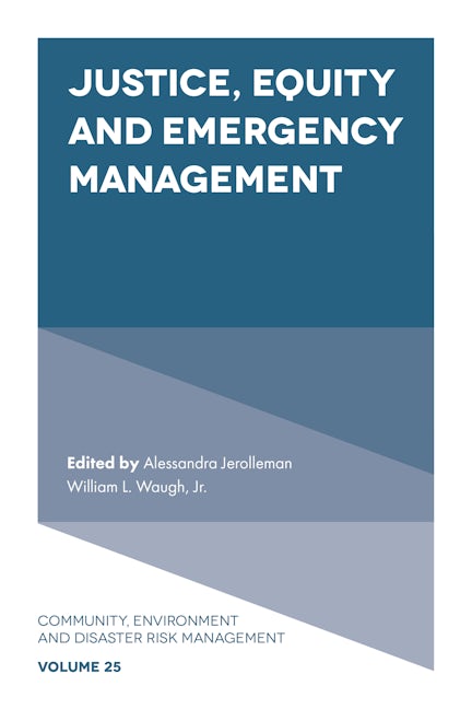 Book cover image for Justice, Equity and Emergency Management ISBN: 9781839823336