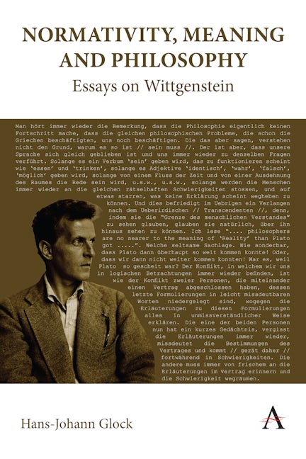 Book cover image for Normativity, Meaning and Philosophy: Essays on Wittgenstein ISBN: 9781839983467