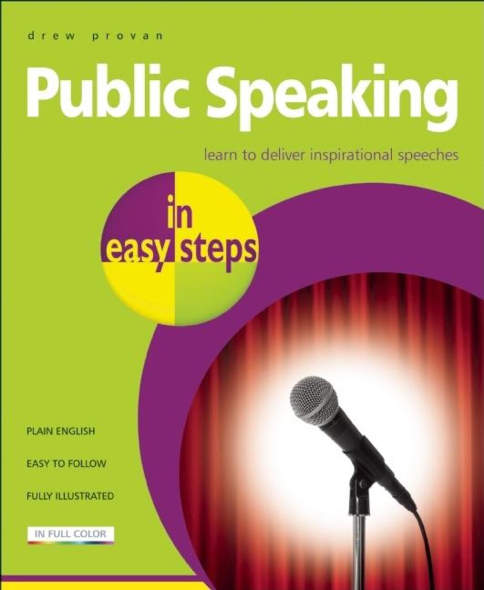 Cover image for Public Speaking in easy steps ISBN 9781840783742