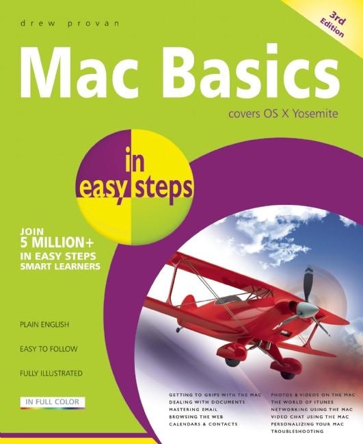 Book cover image for Mac Basics in easy steps ISBN: 9781840786033