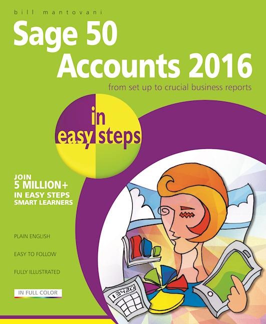 Book cover image for Sage 50 Accounts 2016 in easy steps ISBN: 9781840787214