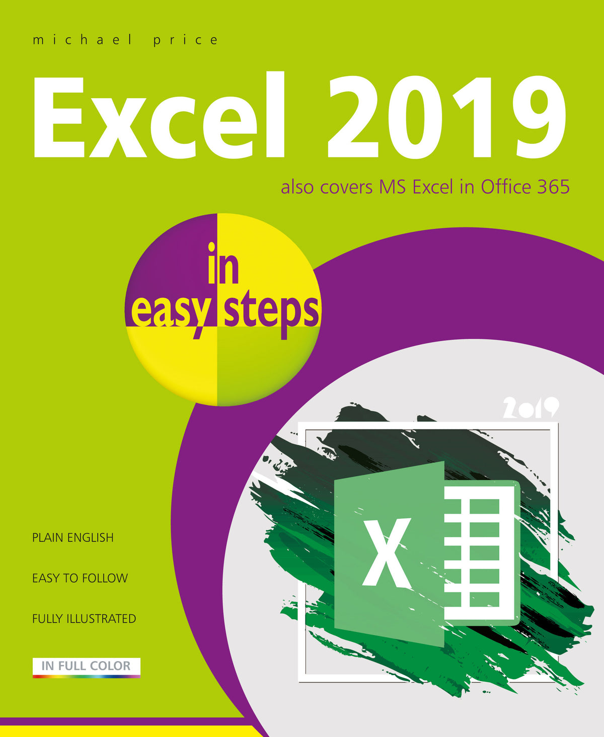 Cover image for Excel 2019 in easy steps ISBN 9781840788211