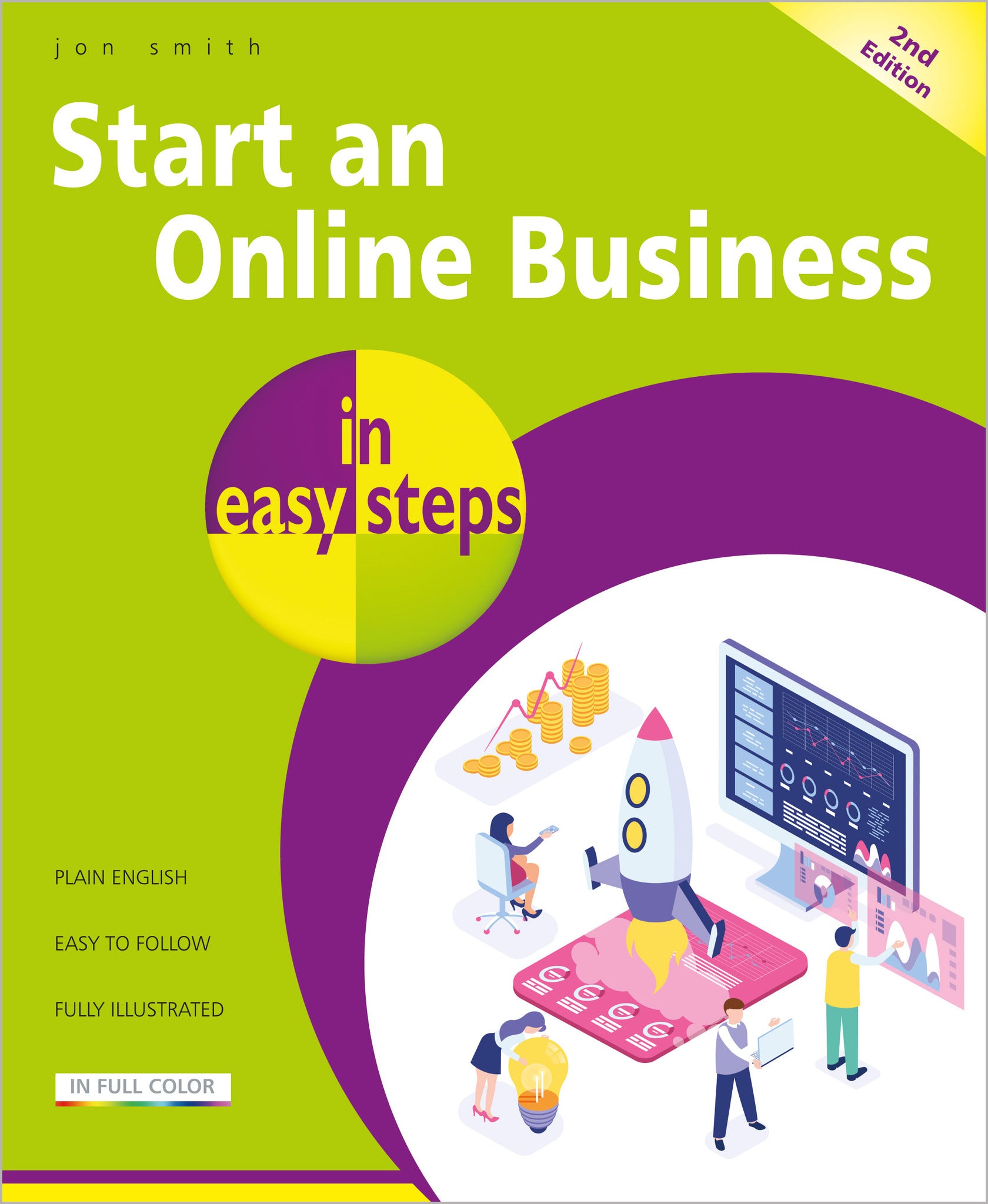 Cover image for Start an Online Business in easy steps ISBN 9781840788600