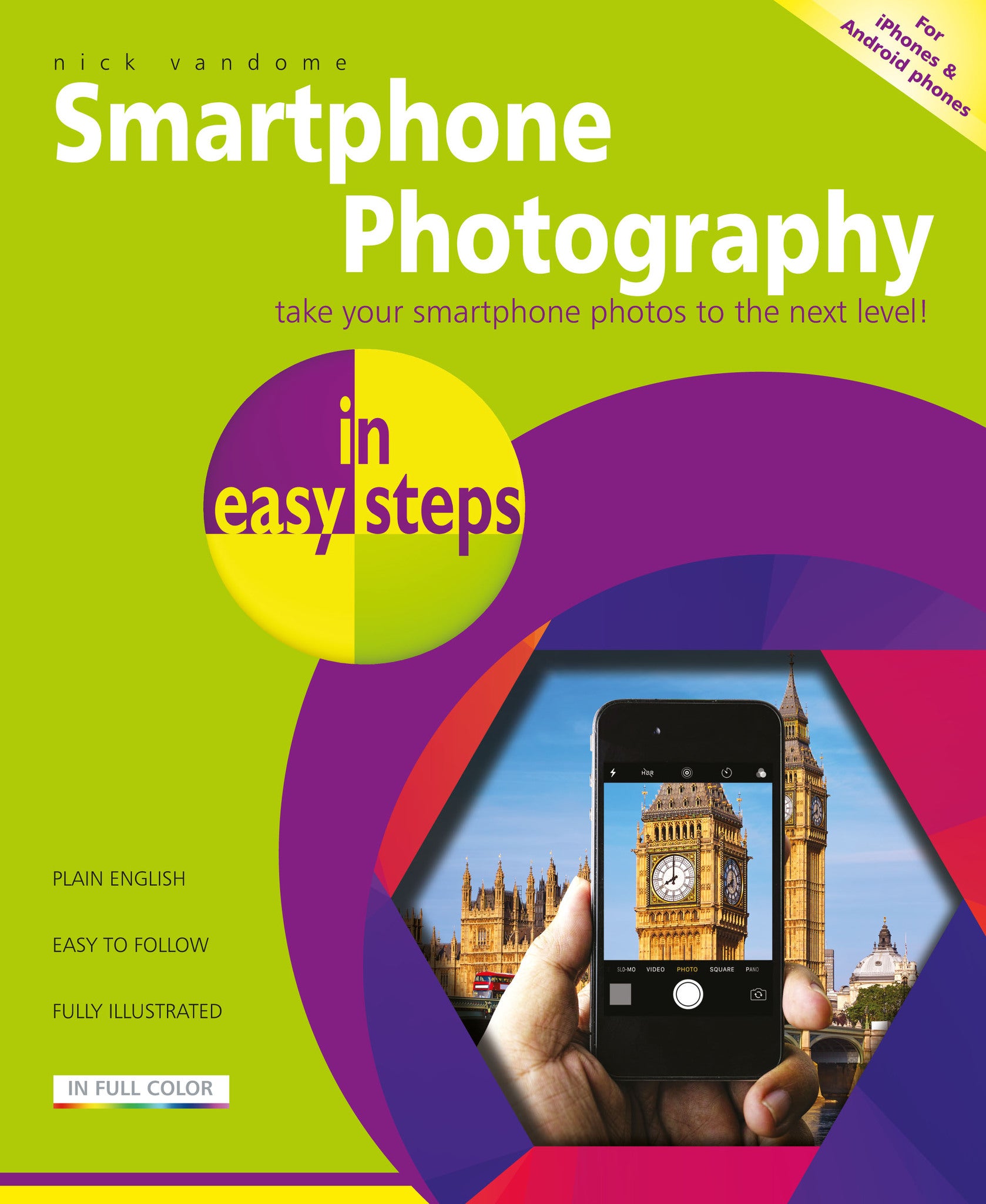 Cover image for Smartphone Photography in easy steps ISBN 9781840789010