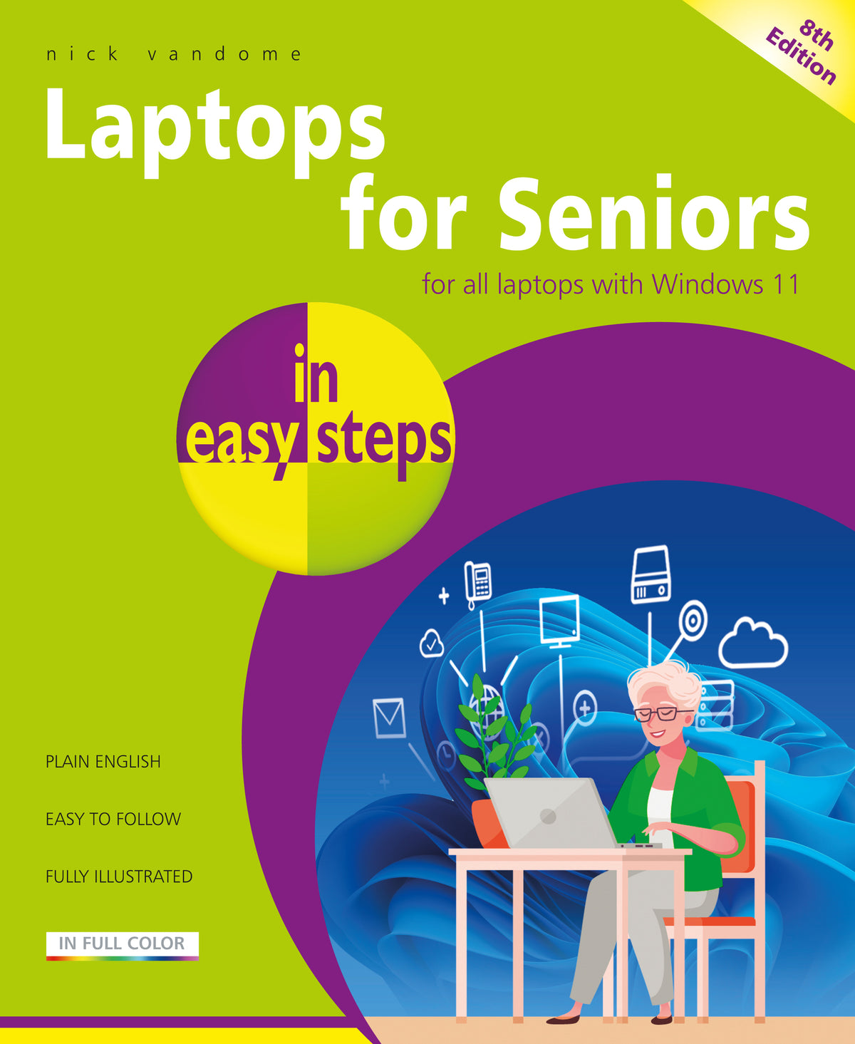 Cover image for Laptops for Seniors in easy steps ISBN 9781840789430
