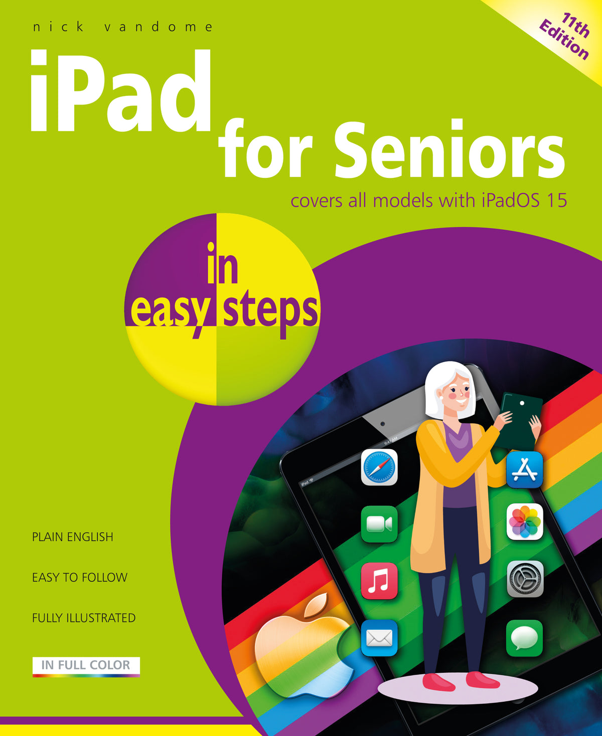 Cover image for iPad for Seniors in easy steps ISBN 9781840789447