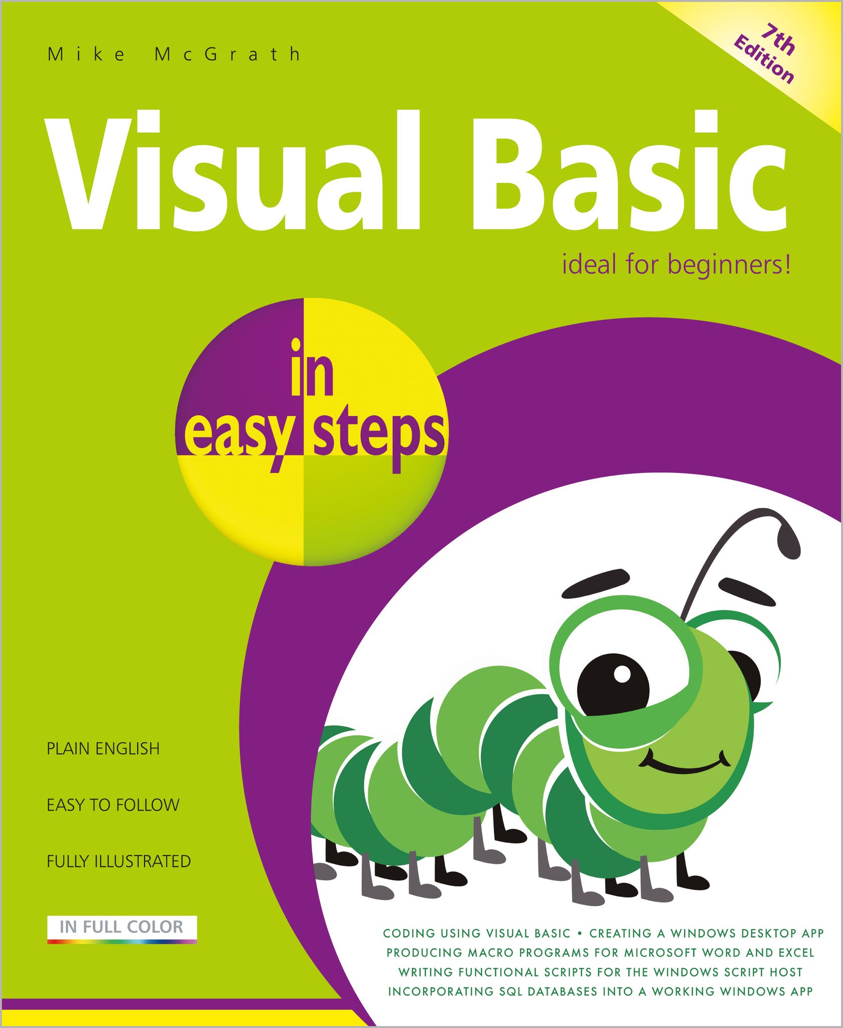 Cover image for Visual Basic in easy steps ISBN 9781840789768