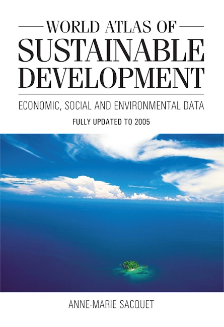 Book cover image for World Atlas of Sustainable Development ISBN: 9781843311669