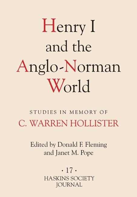 Book cover image for Henry I and the Anglo-Norman World ISBN: 9781843832935