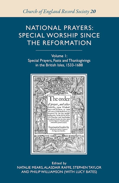 National Prayers: Special Worship since the Reformation