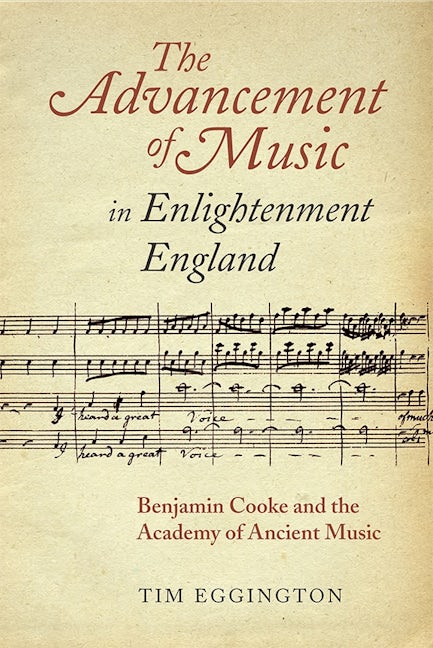 Book cover image for The Advancement of Music in Enlightenment England ISBN: 9781843839064