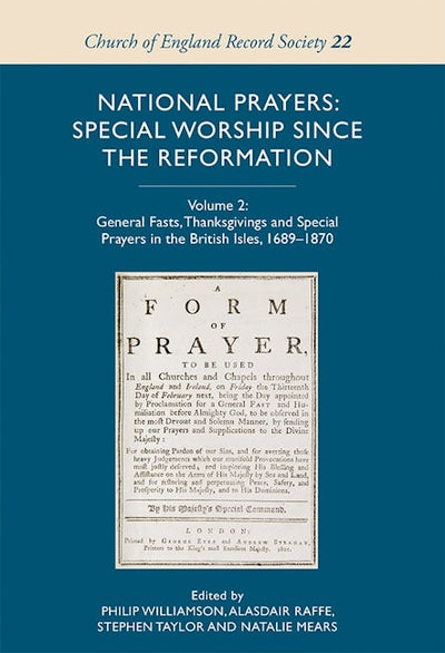 National Prayers: Special Worship since the Reformation