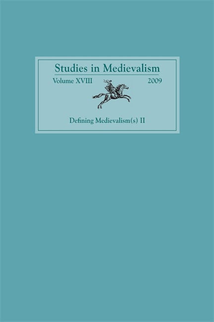 Book cover image for Studies in Medievalism XVIII ISBN: 9781843842101