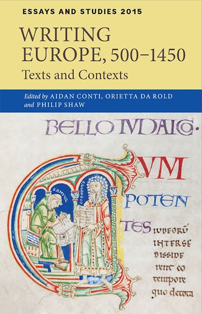 Book cover image for Writing Europe, 500-1450 ISBN: 9781843844150