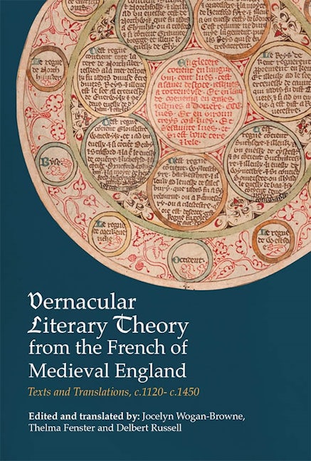Book cover image for Vernacular Literary Theory from the French of Medieval England ISBN: 9781843844297