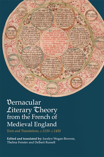 Book cover image for Vernacular Literary Theory from the French of Medieval England ISBN: 9781843844907