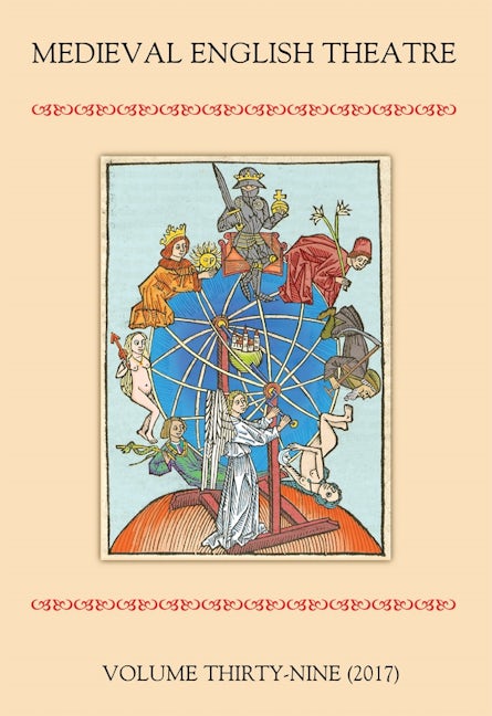 Book cover image for Medieval English Theatre 39 ISBN: 9781843844990