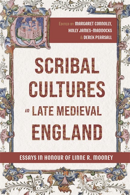 Book cover image for Scribal Cultures in Late Medieval England ISBN: 9781843845751