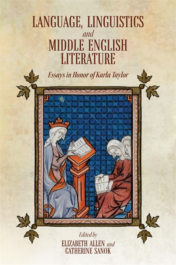 Book cover image for Language, Linguistics and Middle English Literature ISBN: 9781843847397
