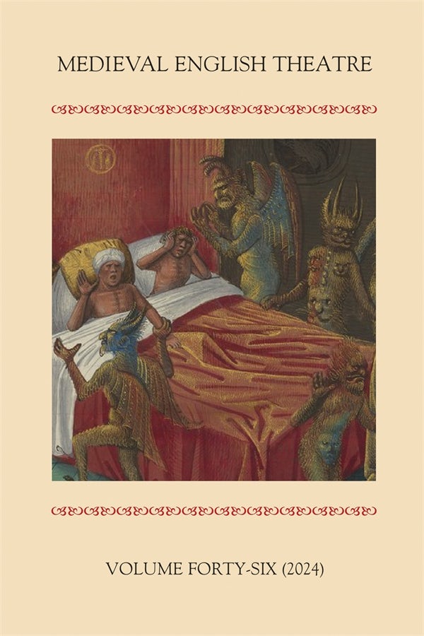 Book cover image for Medieval English Theatre 46 ISBN: 9781843847519