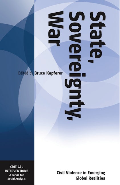 Book cover image for State, Sovereignty, War ISBN: 9781845450229