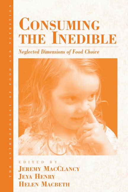 Book cover image for Consuming the Inedible ISBN: 9781845456849