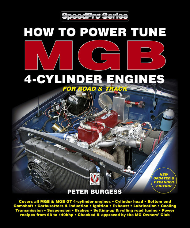 Cover image for How to Power Tune MGB 4-Cylinder Engines, isbn: 9781845845179