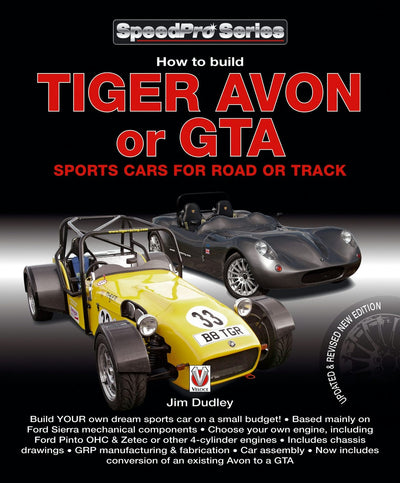 Cover image for How to build Tiger Avon or GTA sports cars for road or track, isbn: 9781845845797