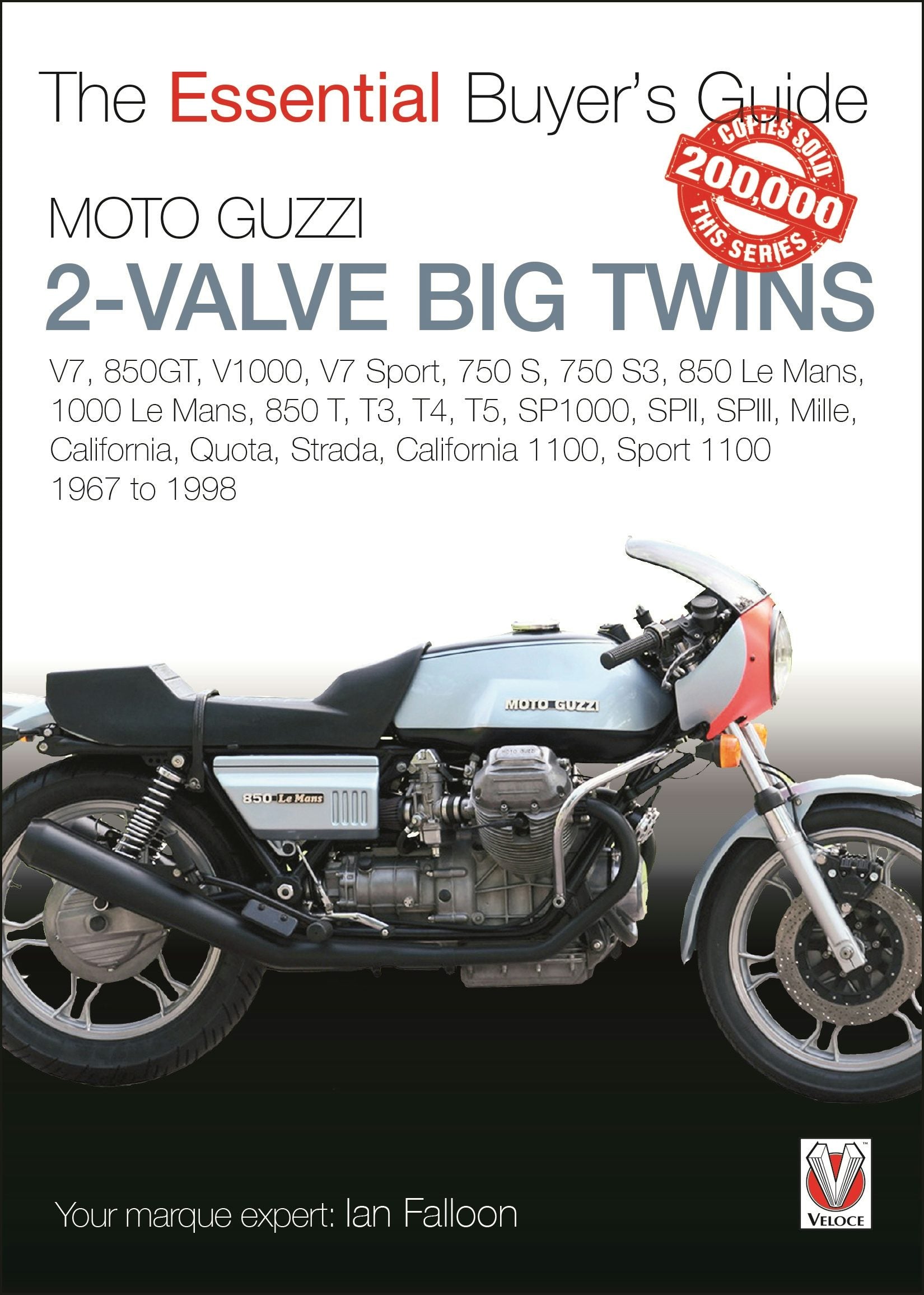 Book cover image for Moto Guzzi 2-valve big twins ISBN: 9781845846558