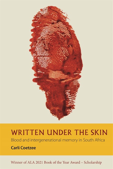 Book cover image for Written under the Skin ISBN: 9781847013248