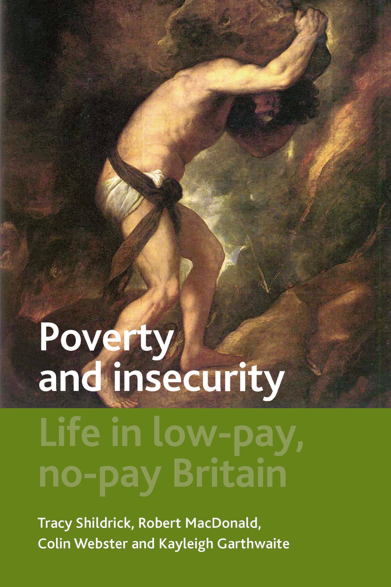 Cover image for Poverty and Insecurity ISBN 9781847429100
