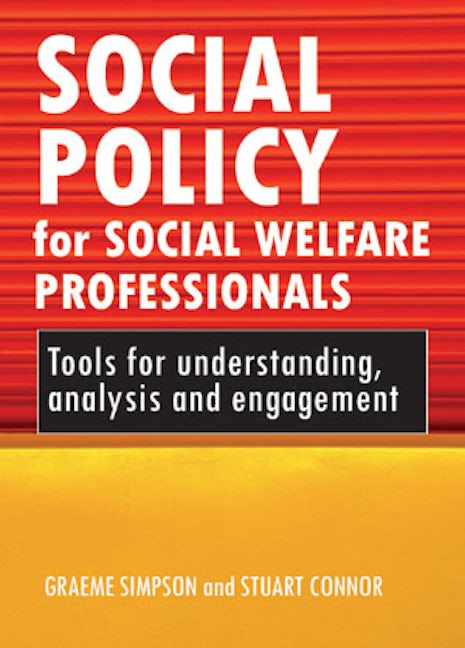 Book cover image for Social policy for social welfare professionals ISBN: 9781847429131