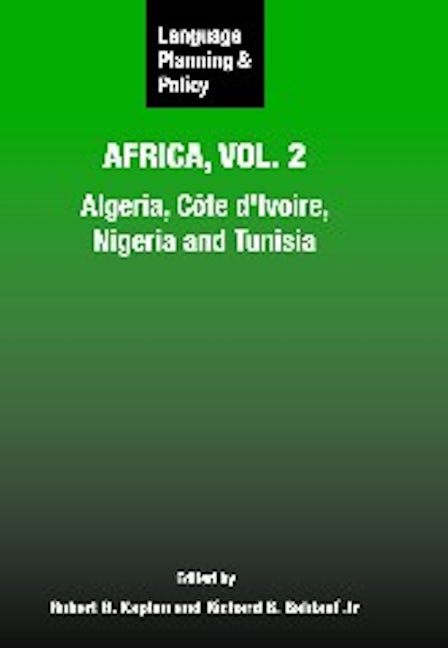 Book cover image for Language Planning and Policy in Africa, Vol. 2 ISBN: 9781847690111