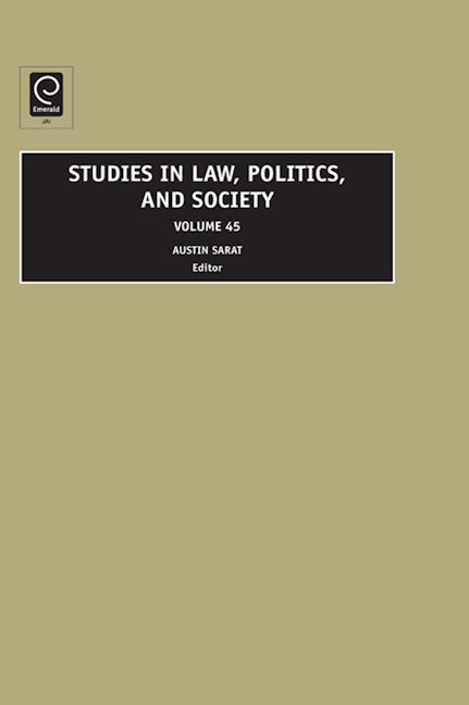Book cover image for Studies in Law, Politics and Society ISBN: 9781848550902