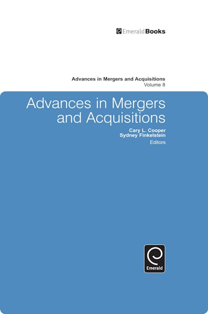 Advances in Mergers and Acquisitions