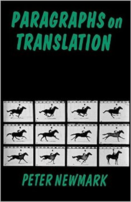 Book cover image for Paragraphs on Translation ISBN: 9781853591914