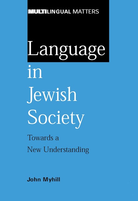 Book cover image for Language in Jewish Society ISBN: 9781853597602