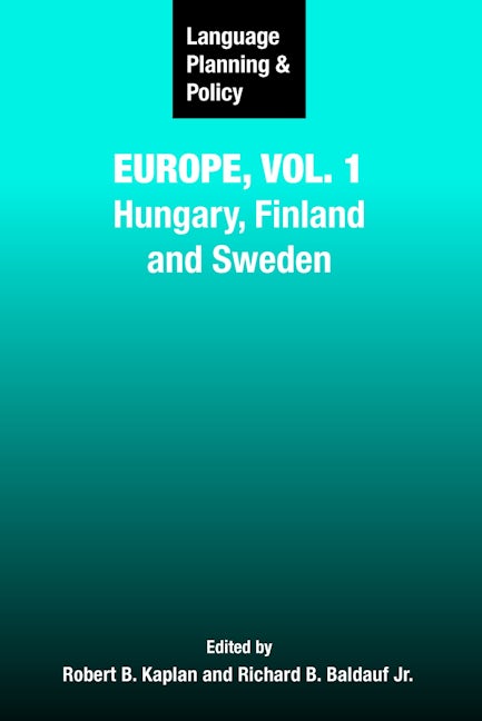 Book cover image for Language Planning and Policy in Europe, Vol. 1 ISBN: 9781853598111