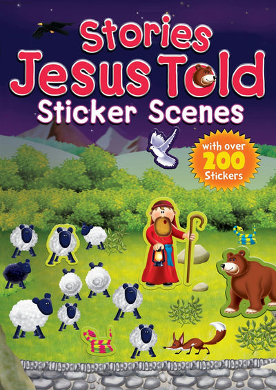 Cover image for Stories Jesus Told Sticker Scenes, isbn: 9781859859476
