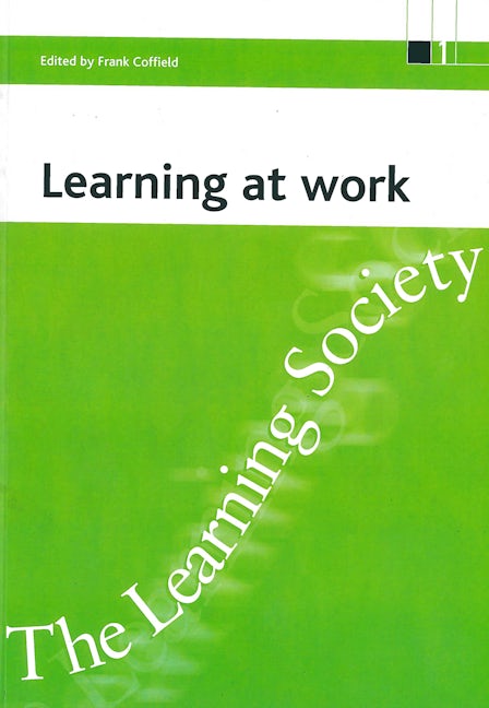 Book cover image for Learning at work ISBN: 9781861341235