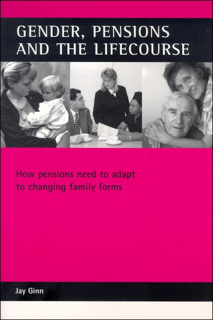 Book cover image for Gender, pensions and the lifecourse ISBN: 9781861343383