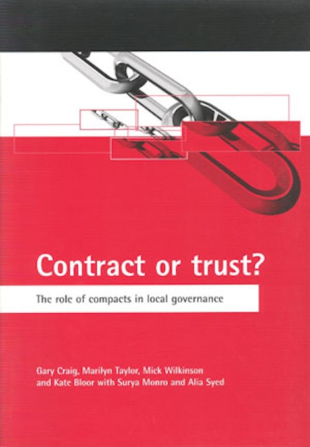 Book cover image for Contract or trust? ISBN: 9781861343796