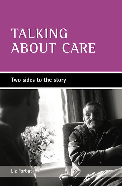 Book cover image for Talking about care ISBN: 9781861346216