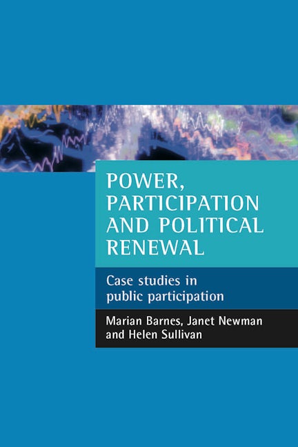Book cover image for Power, participation and political renewal ISBN: 9781861346674