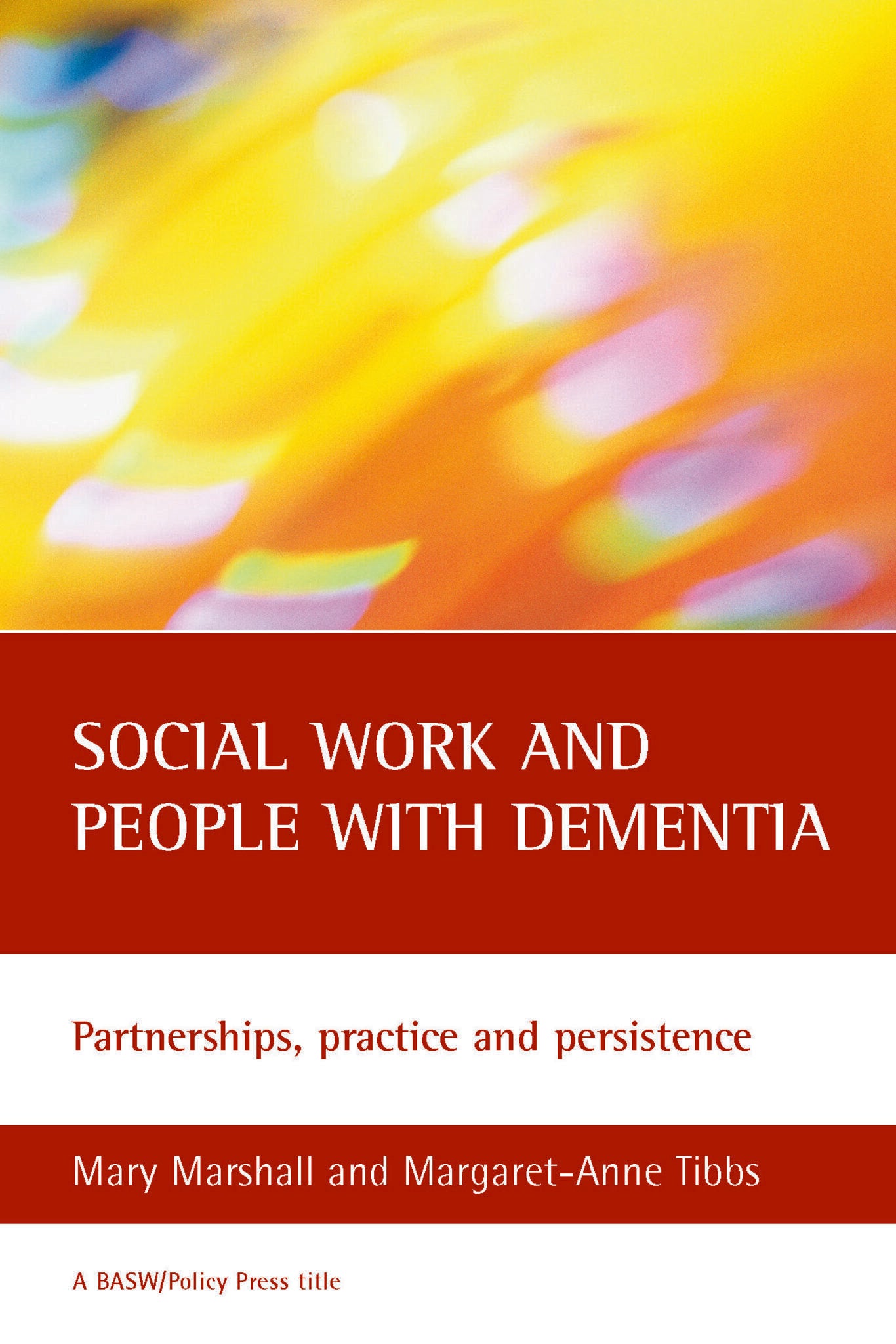 Cover image for Social work and people with dementia ISBN 9781861347022