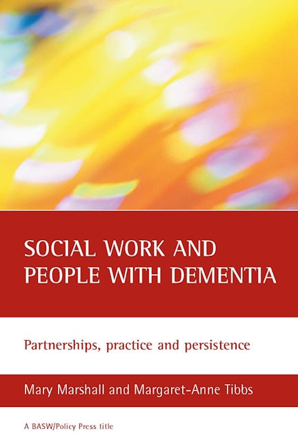 Book cover image for Social work and people with dementia ISBN: 9781861347022