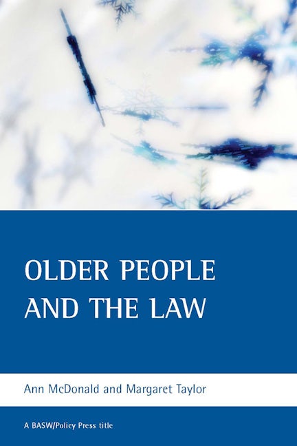 Book cover image for Older people and the law ISBN: 9781861347145