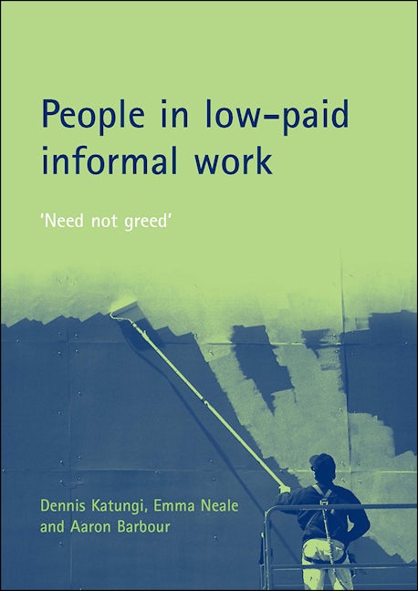 Book cover image for People in low-paid informal work ISBN: 9781861348920