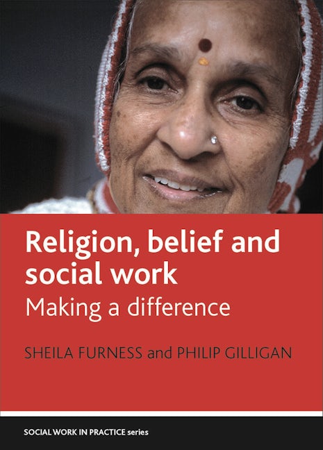 Book cover image for Religion, belief and social work ISBN: 9781861349811